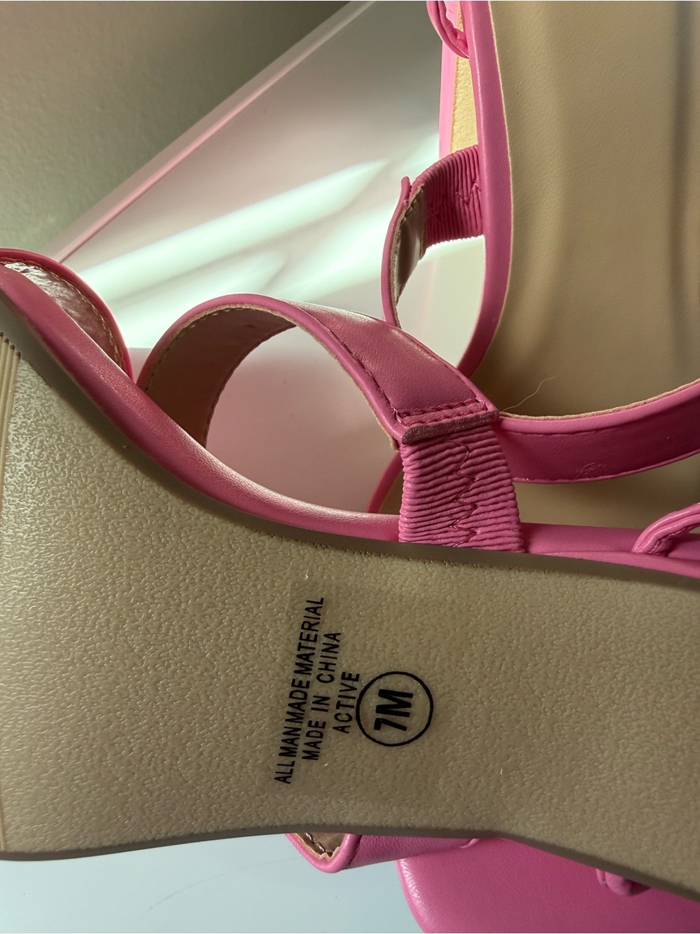 Pink Heel Sandals - Picture 6 of 7